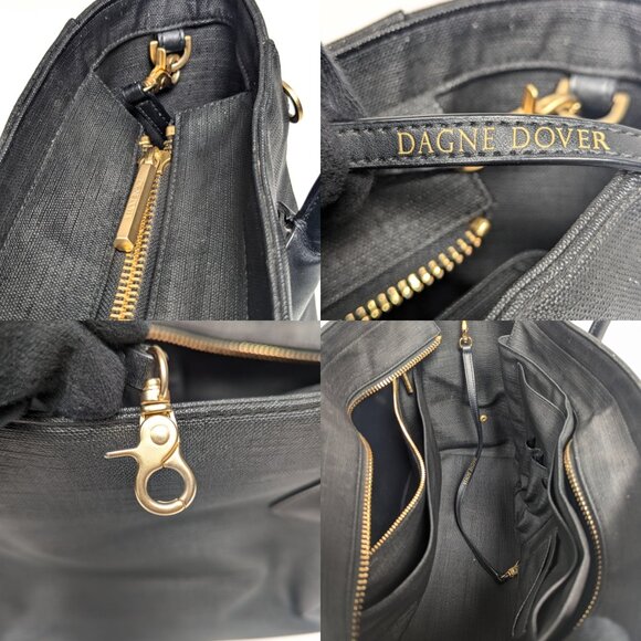 DAGNE DOVER Legend Large Black Tote Shoulder Bag - Picture 12 of 16